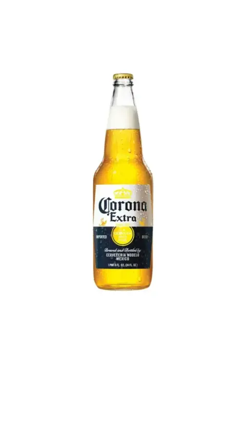 Botella de cerveza Corona Extra