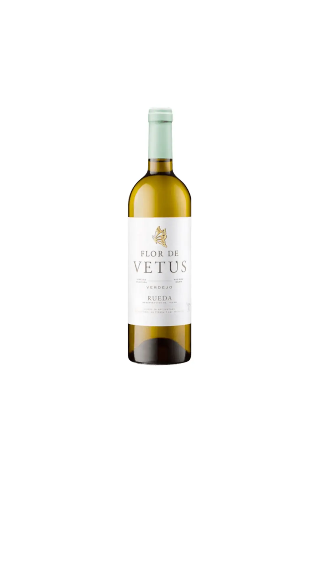 Botella de vino blanco Flor de Vetus Verdejo