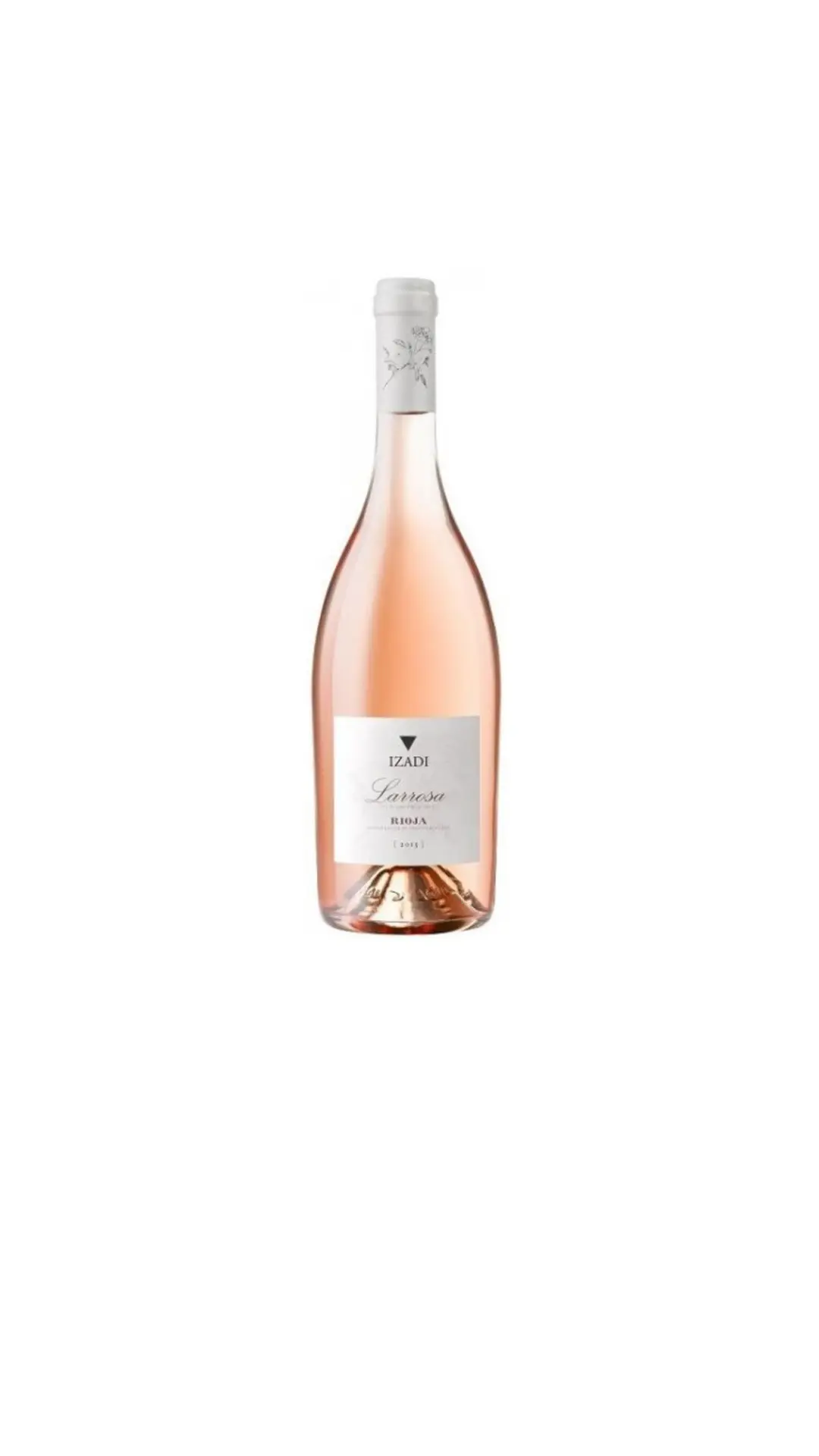 Botella de vino rosado Izadi