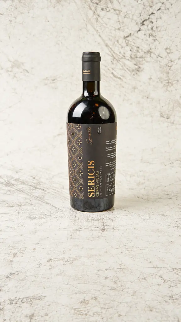 Botella de vino tinto Sericis Cepas Viejas Monastrell