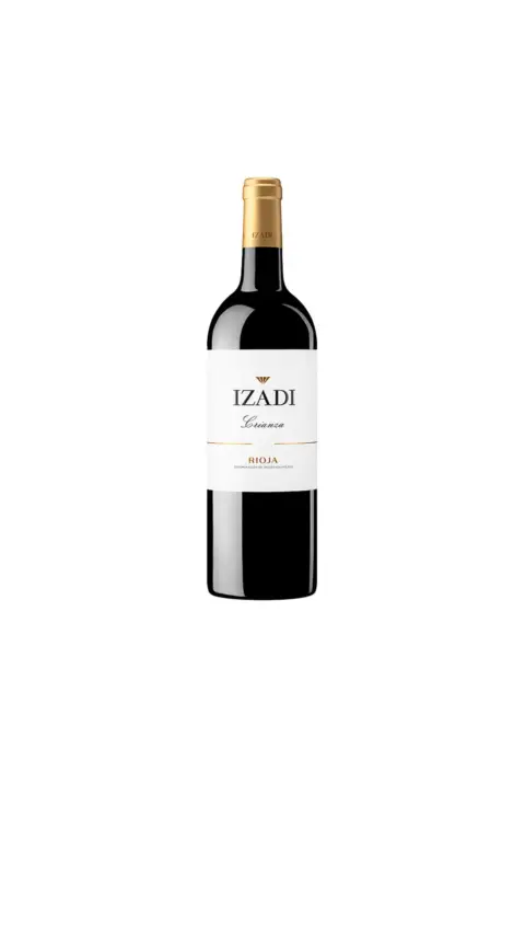 Botella de vino tinto Izadi