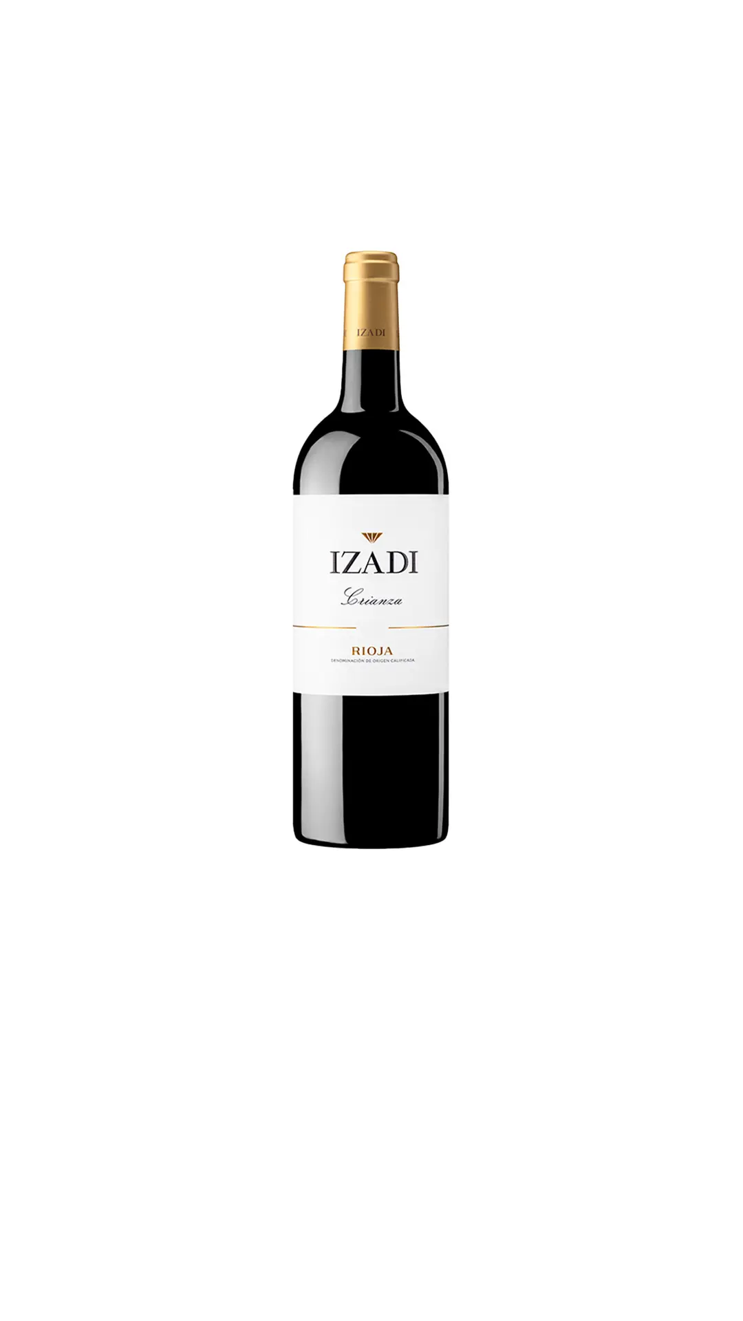 Botella de vino tinto Izadi