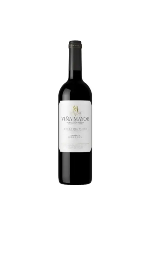 Botella de vino tinto Viña Mayor Reserva